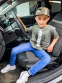 Stylowa koszulka w zielonym kolorze z nadrukiem