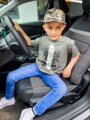 Stylowa koszulka w zielonym kolorze z nadrukiem