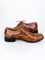Chłopięce eleganckie buty 200 brązowe