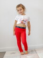 Legginsy dziewczęce LIZZY VSB red