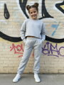 Dziecięca bluza dresowa VSB IWY szara
