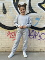 Dziecięca bluza dresowa VSB IWY szara
