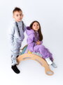 Dziecięcy dres VSB KIDS lila fioletowy