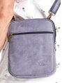 Męska skórzana torba CROSSBODY 1115-TGH navy