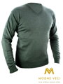 Męski sweter N07 ciemno szary