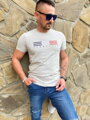 Męska koszulka z krótkim rękawem TOMMY LIFE szara