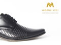 Eleganckie buty - skórzane model 218 - czarne