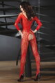 Bodystocking ABRA czerwony