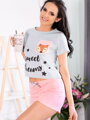 Damskie piżamo Russet Foxy liska