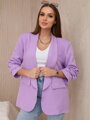 Damskie eleganckie sako w kolorze lila-fioletowym