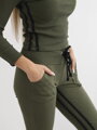 Damski dres dresowy zielony 8958