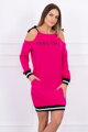 Damskie sukienki TRES CHIC fuksja 62182