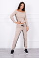 Damski dres beżowy+czarny 8958