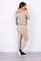 Damski dres beżowy+czarny 8958