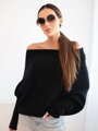 Czarny damski sweter IT95