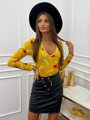 Romantyczne body ze serduszkami yellow