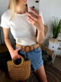 Damski letni top MFY bialy
