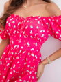 Letnie sukienki ART23647 w kolorze fuksjowym