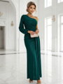Eleganckie szmaragdowe 658-2 suknie wieczorowe