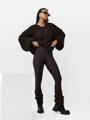 Damski sweter oversize PATRICIA czekolada