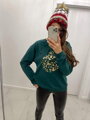 Bluza z bożonarodzeniową kulą 03 zielona BLZ27-21