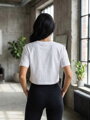 Damski podstawowy biały croptop VSB LILLY