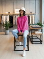 Oversize damska bluza VSB JELLY rozowa
