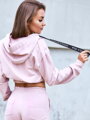 Krótka bluza do talii VSB LEA powder