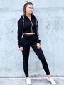 Crop Top bluza do pasa VSB LEA black