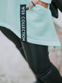 Damskie ponczo VSB Collection SHORT mięta