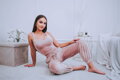 Komplet dresowy VSB22 VELUR dusty pink