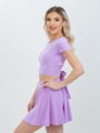 Croptop w fioletowym kolorze VSB TALIA