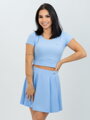 Damski niebieski croptop VSB TALIA
