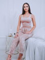 Komplet dresowy VSB22 VELUR dusty pink