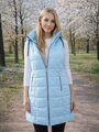 Długa damska kamizelka BABYBLUE