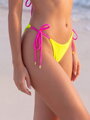 Damskie majtki kąpielowe VSB IBIZA neon-żółte