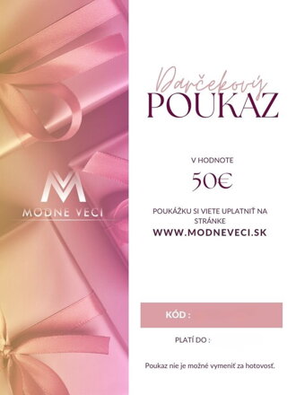 Bon podarunkowy modnerzeczy.pl