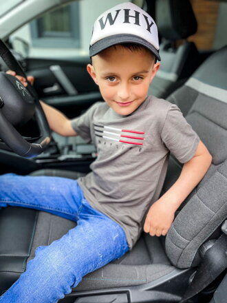 Chłopięca stylowa koszulka TOMMY LIFE zielona