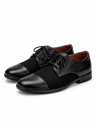 Chłopięce buty komunijne 158K czarne