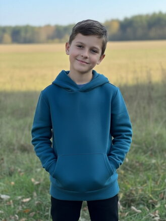 Dziecięca ciepła bluza VSB KIDS azur