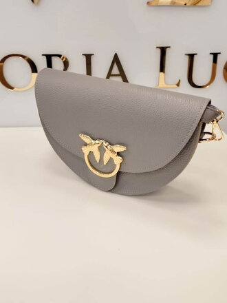 Damska torebka crossbody V.L. w szarym kolorze