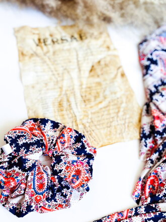 Scrunchie kolorowa VSB gumka do włosów