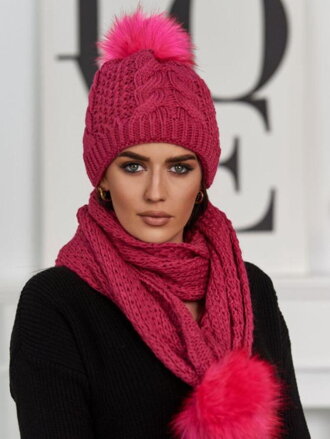 Damski zestaw PLK1 fuchsia