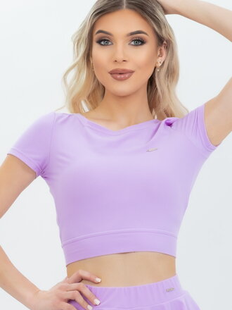 Croptop w fioletowym kolorze VSB TALIA