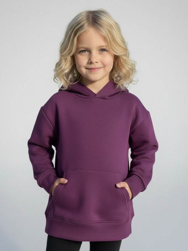Dziewczęca bluza VSB KIDS śliwka