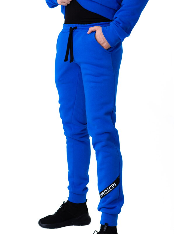 Stylowe męskie spodnie dresowe VSB blue